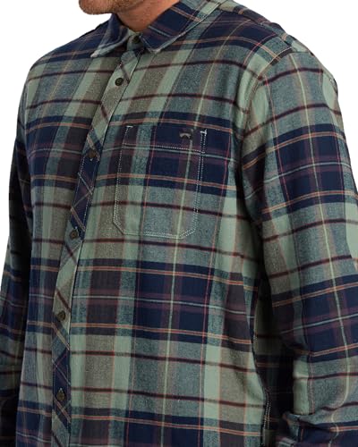 Billabong Men's Coastline Long Sleeve Flannel Shirt4