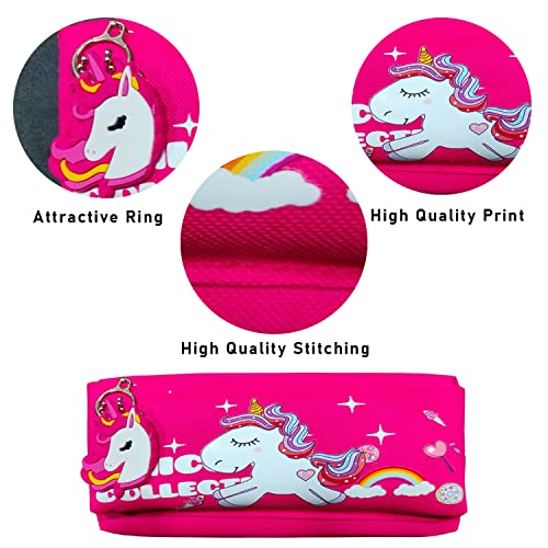 Image of Party Propz Polyester Pencil Pouch for Girls - Unicorn Pouch for Girls for Stationary Aesthetic Pencil Case for College Students School Stylish Cute Pouch for Boys Korean Bag (Assorted), Multicolor