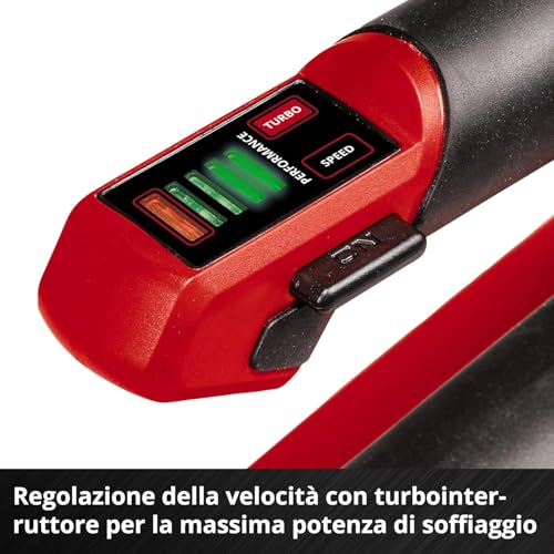 EINHELL Soffiatore Batteria PXC-SOLO GP-LB18-200 per Giardino e Spazi Esterni con Design Ergonomico e Prestazioni Eccellenti - 7