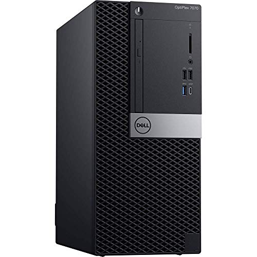 Image of Dell OptiPlex 7070 Desktop Computer - Intel Core i7-9700 - 16GB RAM - 256GB SSD - Tower (Renewed)