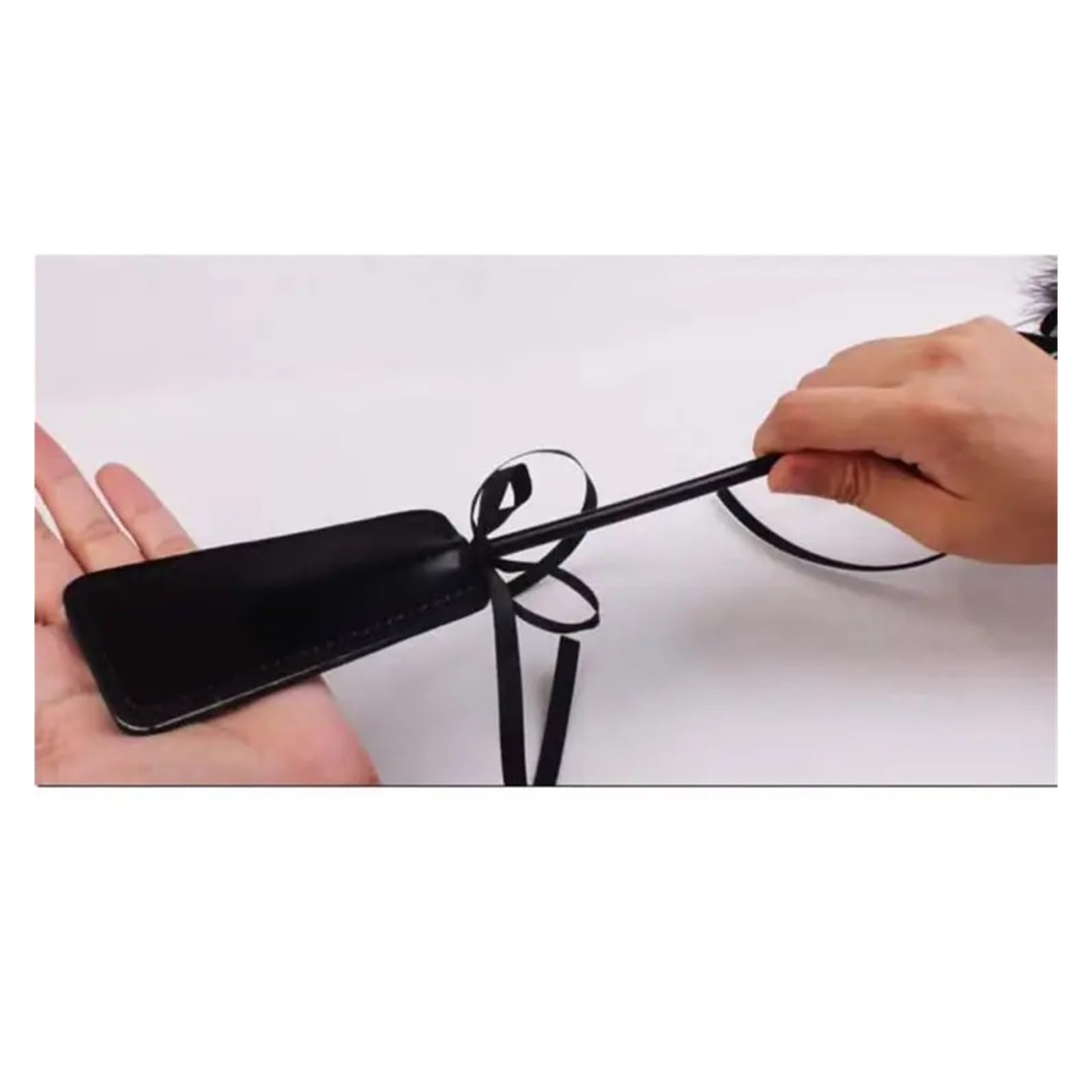 Genérico Látigo de Dos Funciones, látigo de Entrenamiento de Caballos de Plumas Suaves for Establecer una Buena comunicación y Comando con los Caballos.