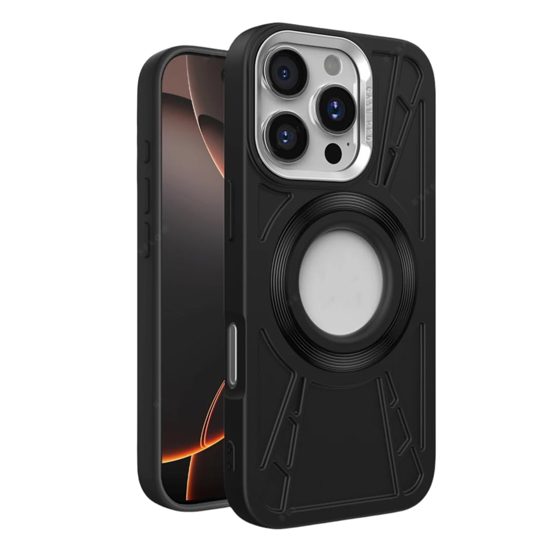 Coque antichoc iPhone 12 Pro Max silicone noir housse magnétique - 6