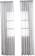 ORFOFE Cortinas De Quarto Cinza Pura Cortinas De Luz Cortinas De Luz Decoração Cinza Cortinas De Linho Cinza Cortinas Cinza Janela Decorar Triagem De Janela Persianas Domésticas Cortina