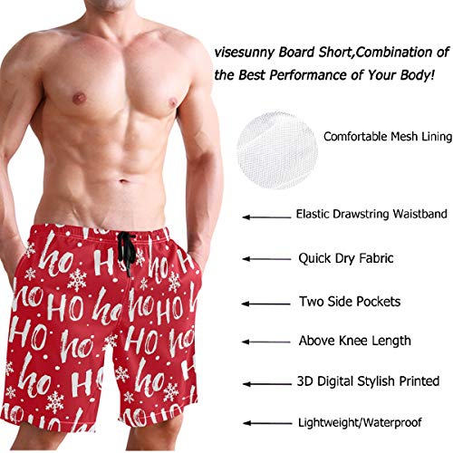 visesunny New Summer Men's Swim Trunks Quick Dry Bathing Suits Holiday Beach Short Casual Board Shorts3
