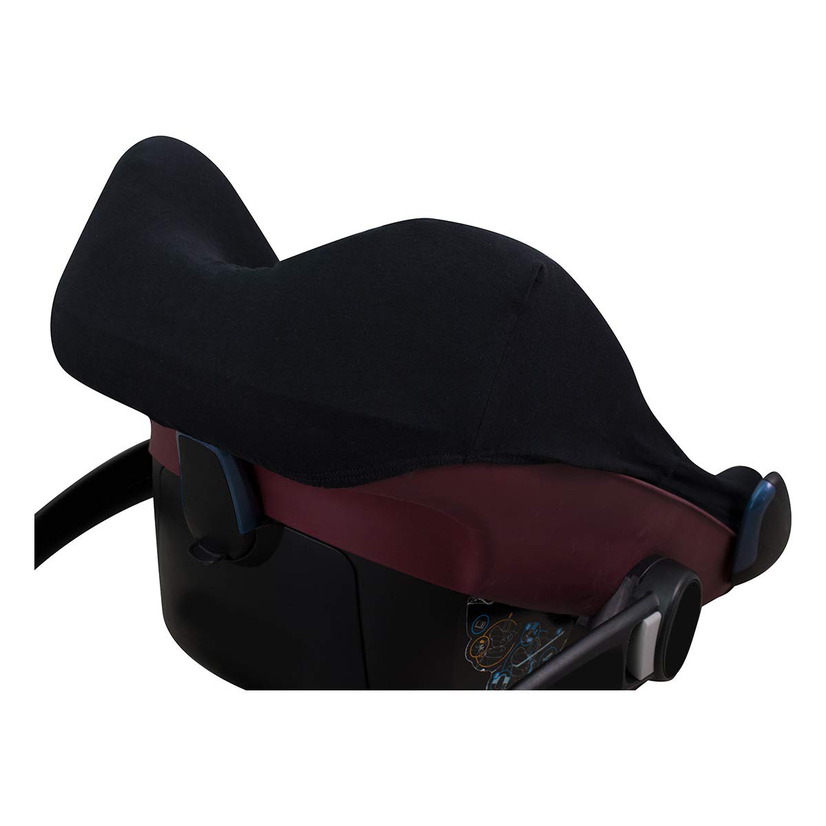 JYOKO Kids Housse pour siège Auto bébé en Coton Compatible avec Maxi COSI Pebble (Black Series, Pebble Bebe Confort)