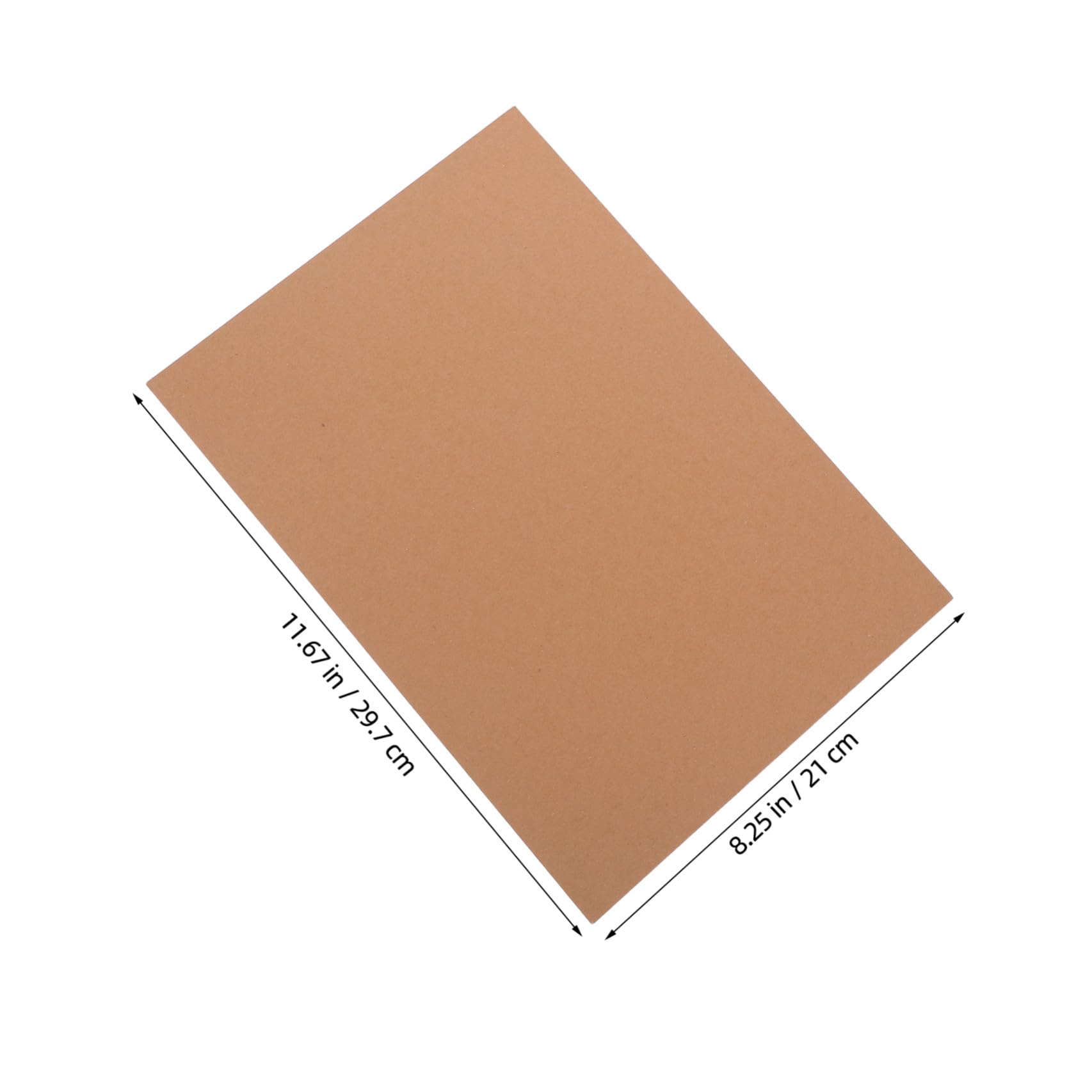 Tofficu 120 Fogli Cartoncino Kraft Marrone Khaki Resistente a Pieghe e Strappi per Creazione Biglietti e Fai da Te, Formato A4 6 Fogli per Scrapbooking e Progetti Artistici