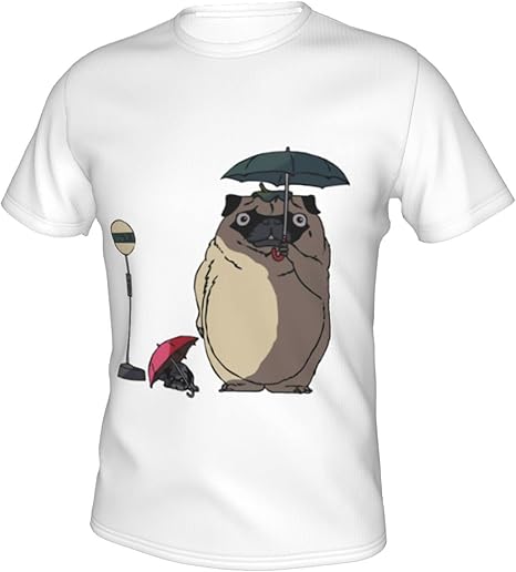 Amazon Co Jp メンズ Tシャツ 半袖 おもしろ パグ 犬 アニメ トップス 吸汗速乾 ティーシャツ 丸襟 トレーナー ラウンドネック ファッション カジュアル おしゃれ プリント 部屋着 春 夏 快適 通気性 S 3xl ホーム キッチン