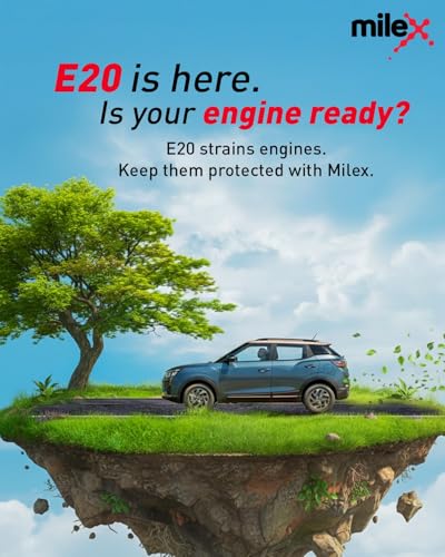 Image of Milex Petrol Fuel Additive| e20 Petrol Additive | Pack of 2 (Each 40ml)