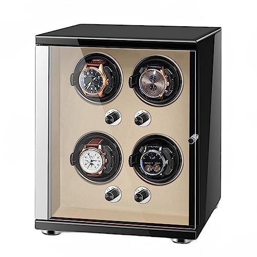 Enrouleur de montres automatiques 4 slots avec moteur silencieux et LED