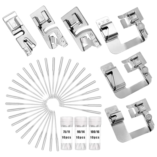 Set de prensatelas para máquina de coser industrial multipropósito miniatura 6