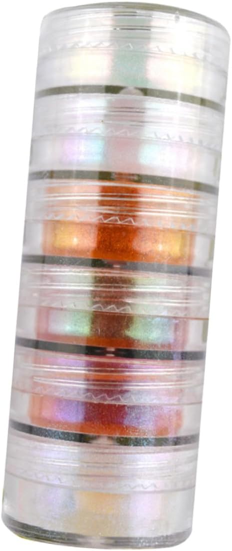 6pcs Pearlescent Powdered Pigments Set DIY Mica Pigment for Epoxy Resin Crafts