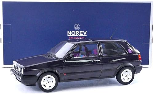 Miniatura 7 de Norev 1991 Golf GTI Fire and Ice Dark Purple Metálico 118 Diecast Model Car 188558