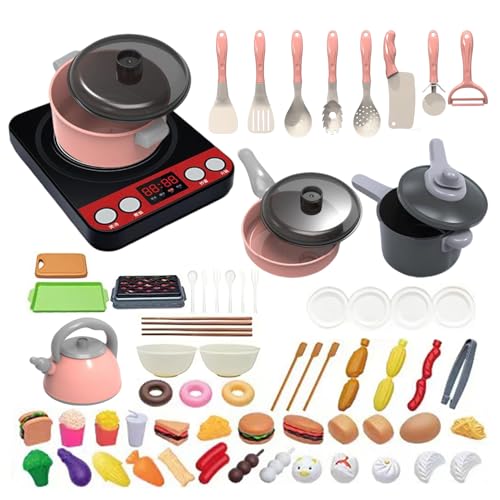 Accesorios De Cocina Para - 71 Utensilios De Cocina Para Juego De Rol - Con Juguetes De Cocina Sonidos - Para Niñas Y Niños De 3 A 8 Años Navidad