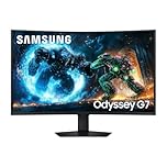 Samsung 37 Zoll Odyssey G75F 4K UHD Curved Gaming Monitor, 3840 x 2160, 165 Hz, 1 ms (G/G), 1000R, VESA DisplayHDR 600 HDR10+, AMD FreeSync Premium Pro, Auto Source Switch+, Core Sync, LS37FG756EUXEN