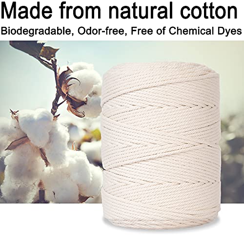 Cuerda de macramé resistente de 5 mm para evitar nudos flojos en tus tapices 3