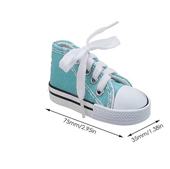 Amazon.co.jp: スニーカーキーホルダー 左右セット 水色 バイク