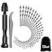 SIQUK Pack of 55 Pin Vise Hand Drill Set