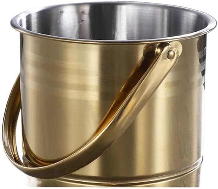 Stainless Steel Ice Bucket Bar KTV Portable Beer Chilling Champagne Outdoor