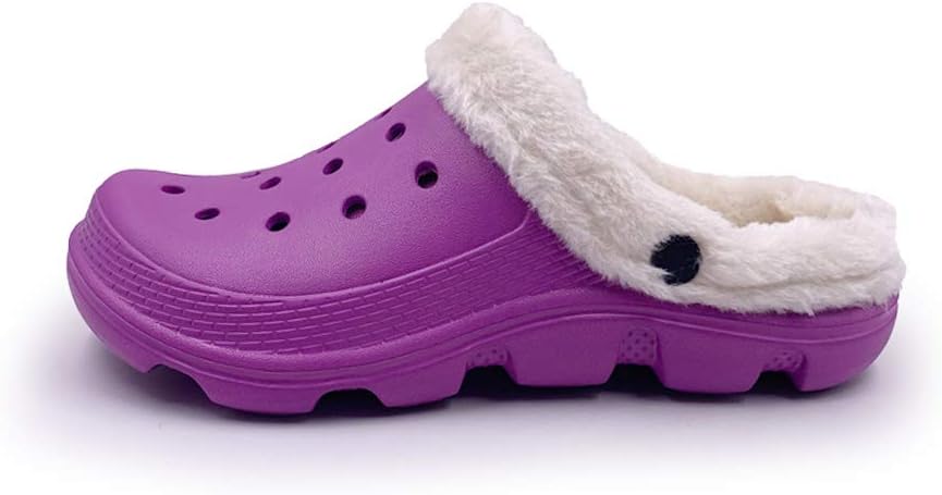 ACANS Unisex Classic Fur/No Fur Clogs Shoes Slippers AC1519