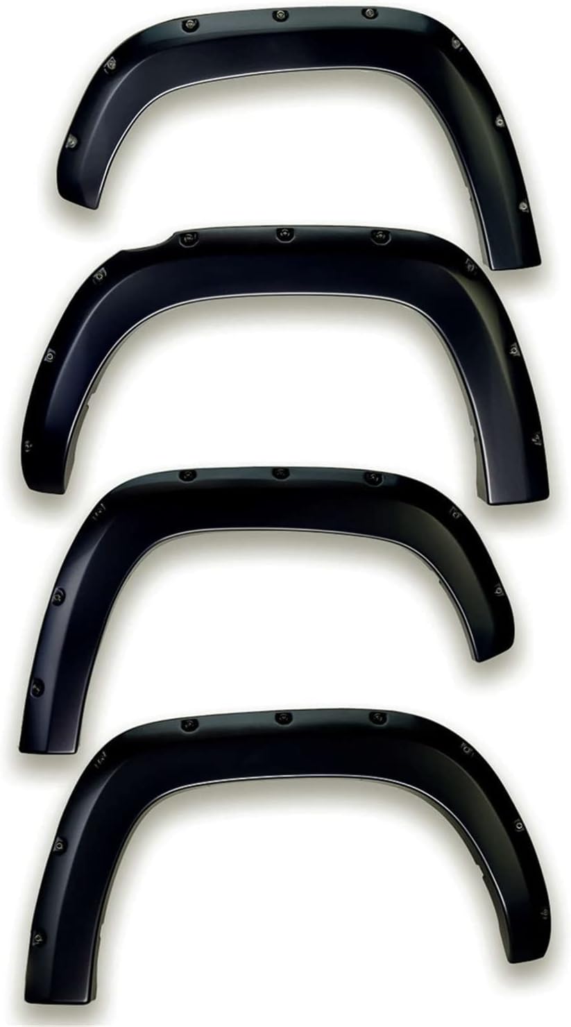 EGR 791574-GBA Bolt-On Look Paint Match Fender Flare Set of 4 No-Drill Front And Rear Black Bolt-On Look Paint Match Fender Flare Set of 4