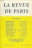  REVUE DE PARIS 66e ANNEE N°2 - ANDRÉ SIEGFRIED.. La Vitesse et le Monde RICHARD WAGNER Lettres au Roi Louis II EMMANUEL ROBLÈS..L’Homme d’Avril (fin) JEAN ROSTAND D\'un Homme à l’autre PHILIPPE JULLIAN Le Mexique rose MARCEL BRION.