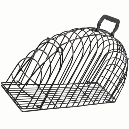 Jaula de ducha para gatos NULYLU de acero inoxidable negro con sistema de drenaje para mascotas 2