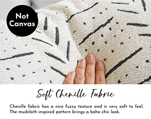 Blissblush Boho Soft Body Pillow Cover 20X54, Decorative Throw Large Body Pillow For King Bed, Boho Textured Oversize Body Pillow For Adults, Body Pillow For Sleeping, Off White (Cover Only) #TOP2