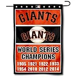 WinCraft San Francisco Giants 8-Time World Series Champions Double Sided Garden Flag
