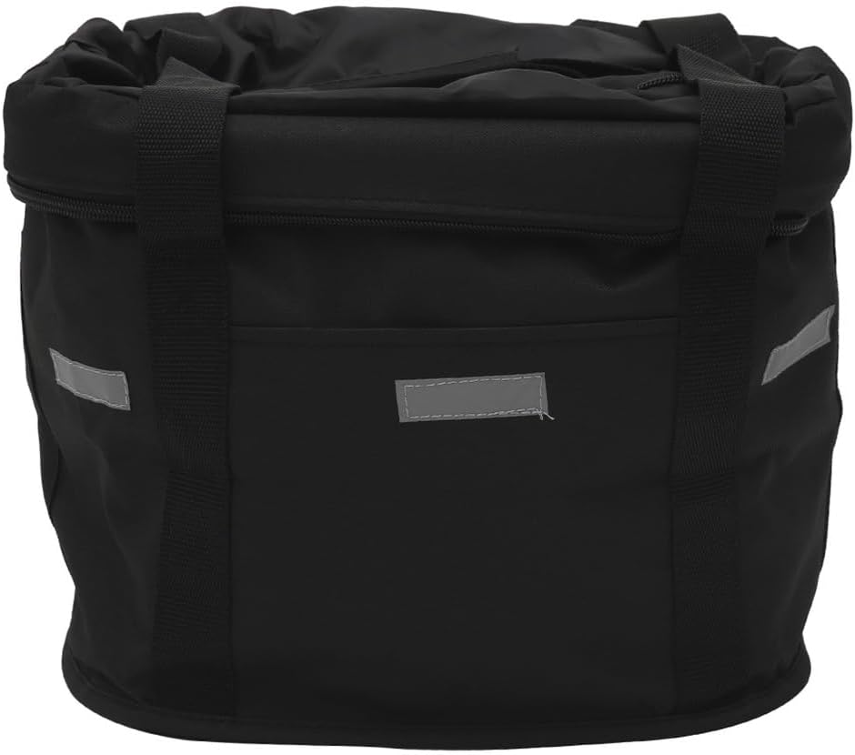 Bicycle Front Basket Bag Waterproof Handlebar Canvas Pack Cycling Pannier Accessories