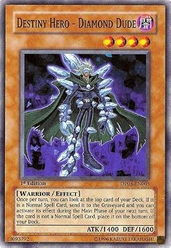 Yu-Gi-Oh! - Destiny Hero - Diamond Dude DP05-EN003 - Duelist Pack 5 Aster Phoenix - 1st Edition - Common