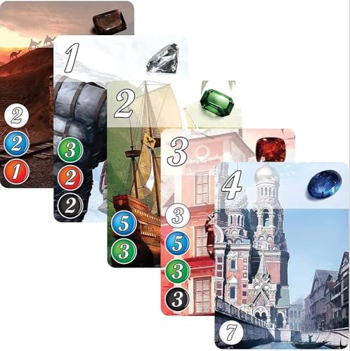 Image of Splendor Board Game - Master The Art of Wealth and Prestige! - Engaging Gem Mining Strategy Game for Kids & Adults, Ages 10+, 2-4 Players, 30 Min Playtime