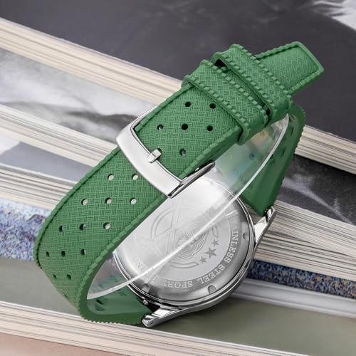Image of ADDIESDIVE 38 MM Chronograph Watch VK64 Sweep Second Movement Tachymeter Mark FKM Rubber Strap BGW9 Super Lume Colourful Outdoor Sports Watches for Men Women