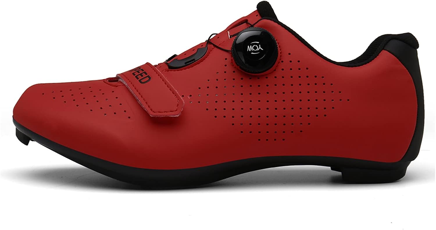  | Scurtain Unisex Mens Womens Road Bike Cycling Shoes Riding Shoes with Compatible Cleat Peloton Shoe with SPD and Delta for Men Women Lock Pedal Bike Shoes Indoor Outdoor | Cycling