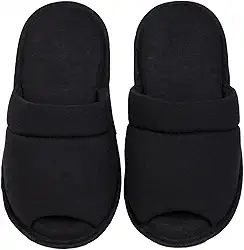 Chinelo Pantufa Masculina Aberta Em Meia Malha