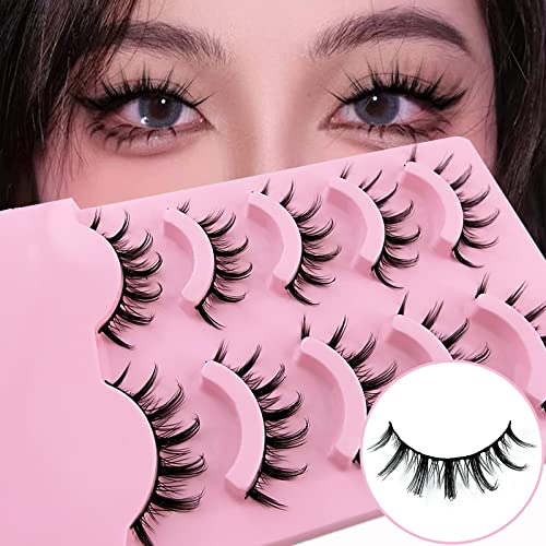 Falsche Wimpern Manga Lashes - Natürlicher Look Künstliche Wimpern Anime...