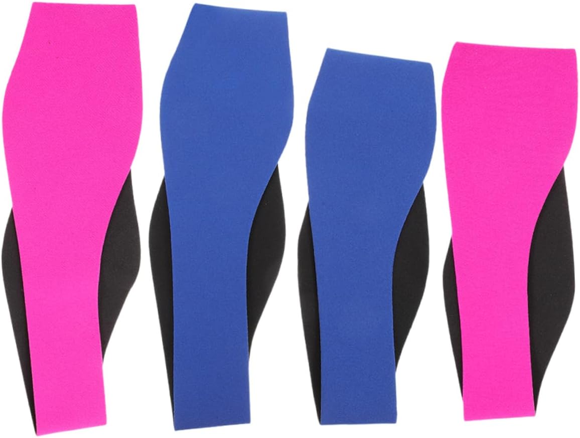 Toyvian 12pcs Swim Headband Elastic Ear Wraps for Swimming Fitness and Yoga Neoprene Material for Adults and Boys and Girls