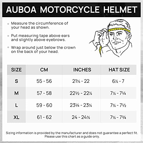 Auboa ABCA-FA-MD-813-MB-XL Full Face Motorcycle Helmets thumb #1