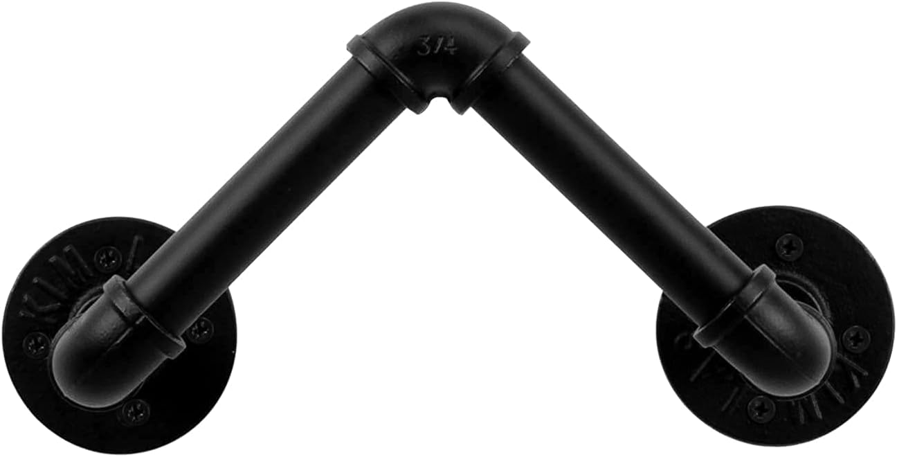 JicoDirect Industrial Iron Pipe Wall Mount Garden Hose Holder for Outside Heavy Duty Metal Hose Hanger, Ideal for Hydraulic Hose, Ropes, Holds Up to 150 feet of 5/8 inch Garden Hose Within 100lbs : Everything Else