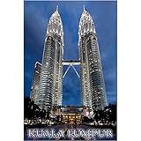 Petronas Towers Fridge Magnet Kuala Lumpur Malaysia Travel Souvenir