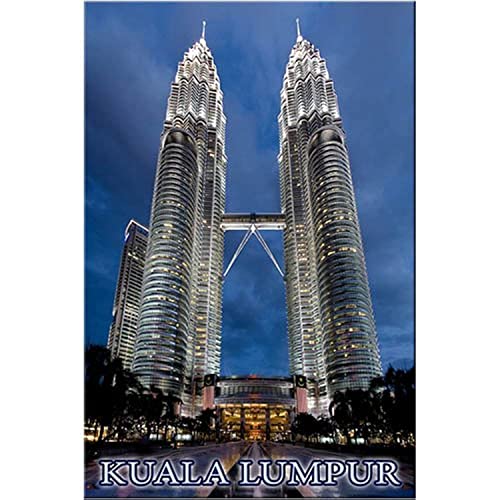Imán decorativo Torres Petronas 2x3 pulgadas miniatura 1