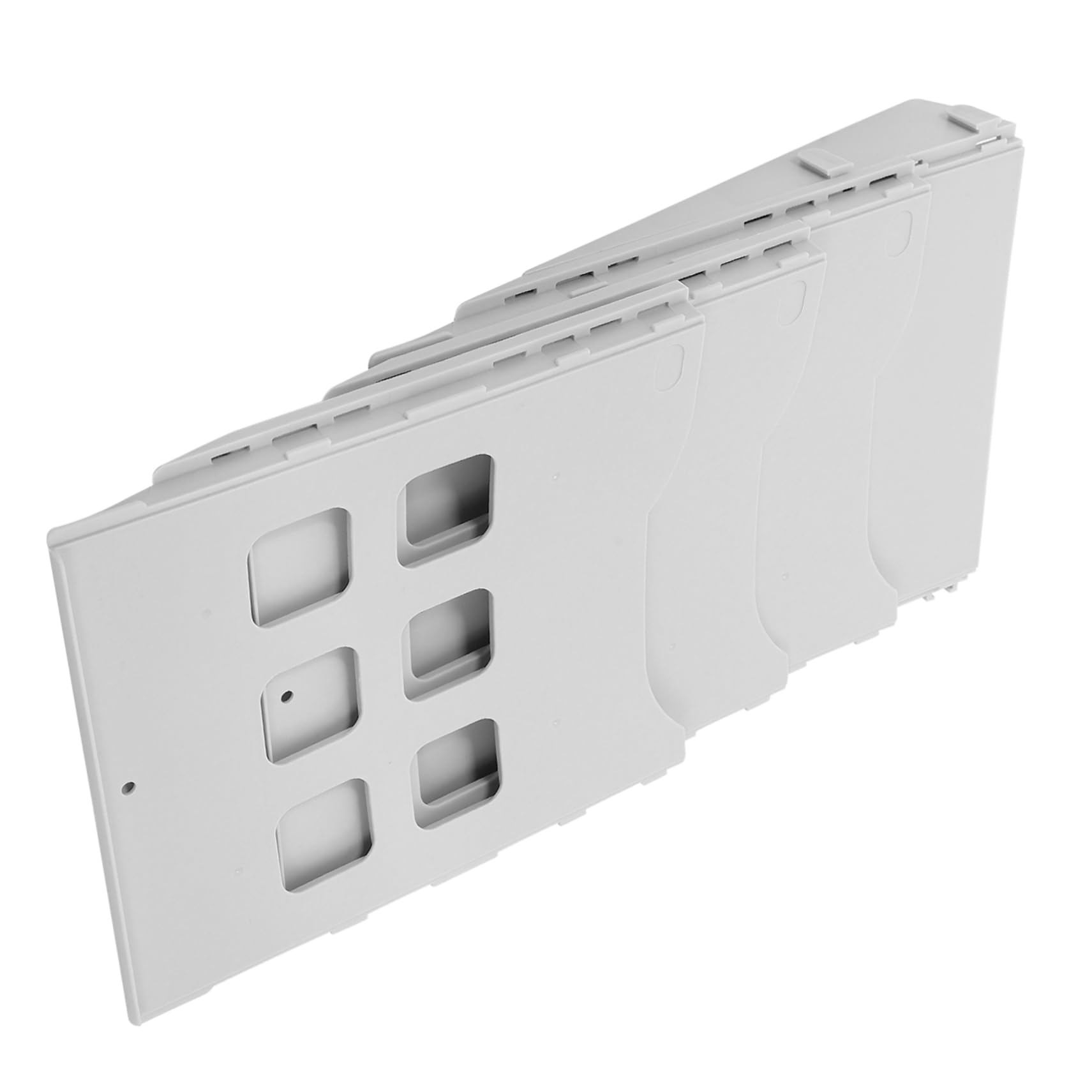Portadocumenti da Muro in Plastica Bianca, Contenitore File Multi-layer