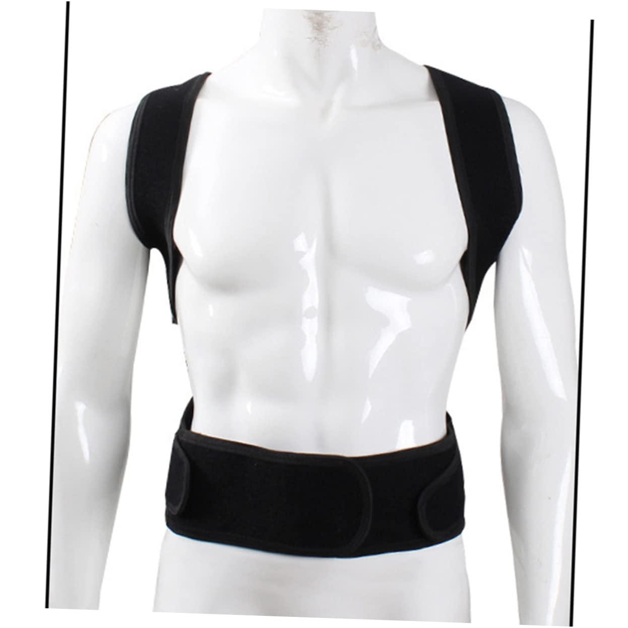 GOOHOCHY Hunchback Belt Posture Trainer Fixed Supporter Humpback Brace Elastic Support for