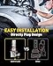 AUXITO H11 LED Headlight Bulbs 12000lm Per Set 6500K Cool White for High Beam or Low Beam Wireless H8 H9 LED Bulb, Pack of 2