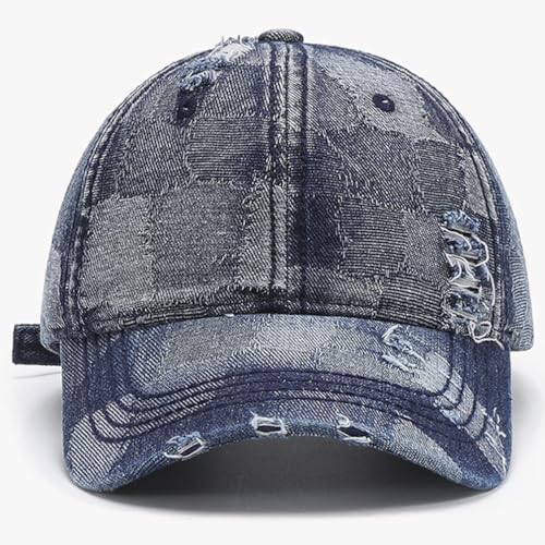 Gorra béisbol denim desgastada para mujer miniatura 2