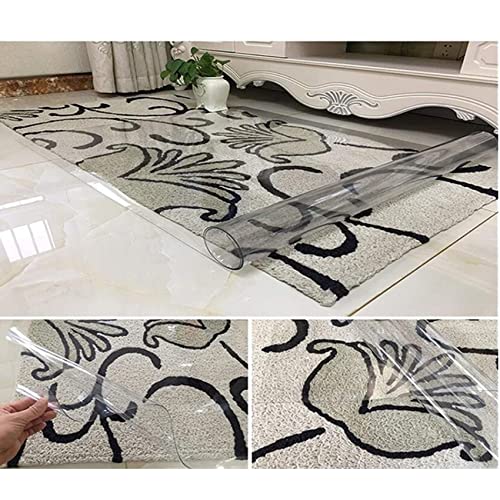 Tapis de sol transparent 1,5 mm pour fauteuil de bureau à la maison