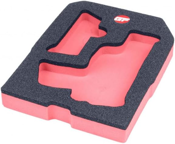 GunFoam Insert to fit P365 Nitron Subcompact, Polyethylene Foam for Gun Case, Custom Made Insert Replacement for Lifepod 1.0 Hard Case, Pistol Safe Storage.
