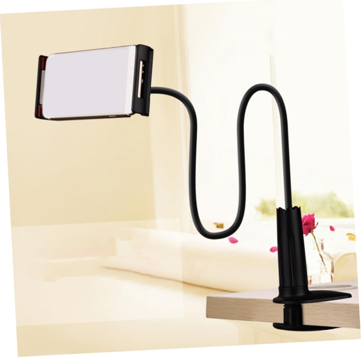 Phone Stand for Tablet and Mobile Use, Adjustable Desktop Holder image 4