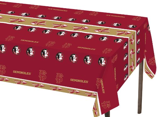 Creative Converting Florida State Seminoles Plastic Banquet Table Cover