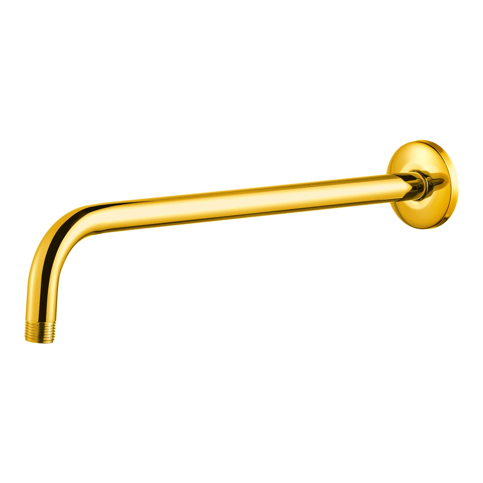 Matte Black Shower Arm - 6 Inch Wall Mount -14