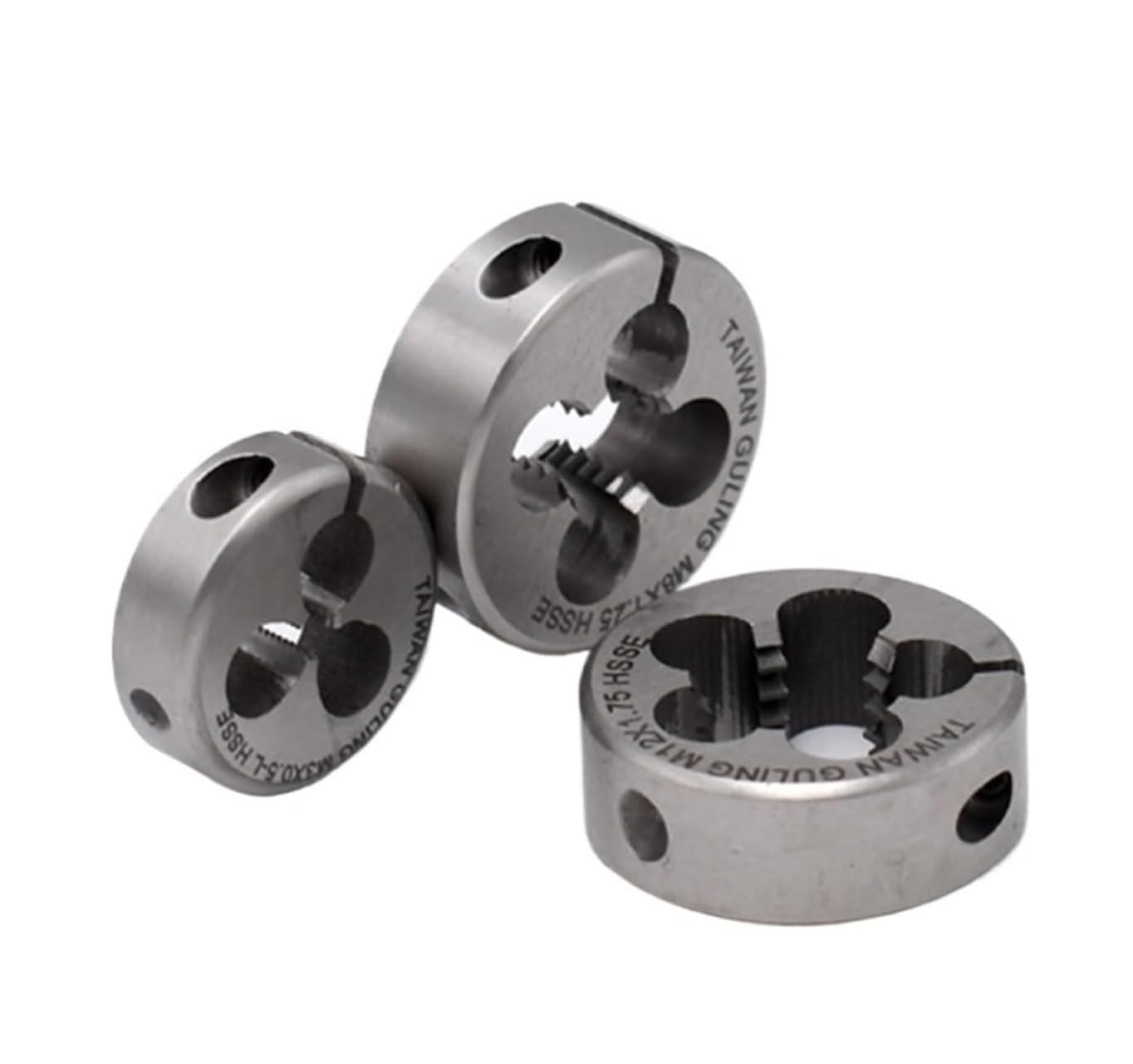 Asuiu One Color Hsse Round Metric Threading Die M1-M20 For Machining And Thread Repair 1Pc(M20x2.5)